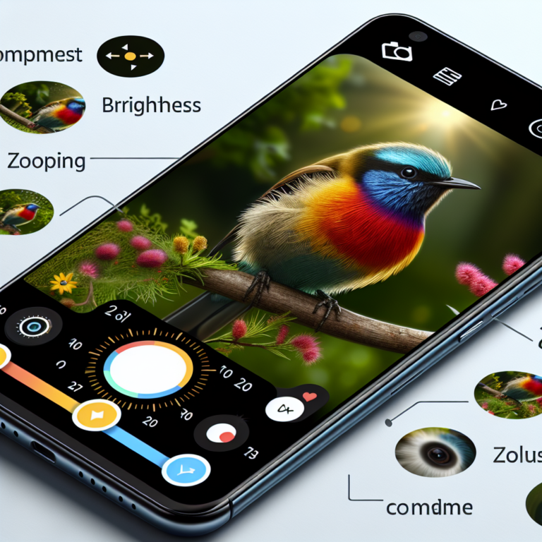 Smartphone Settings for Stunning Birding Shots