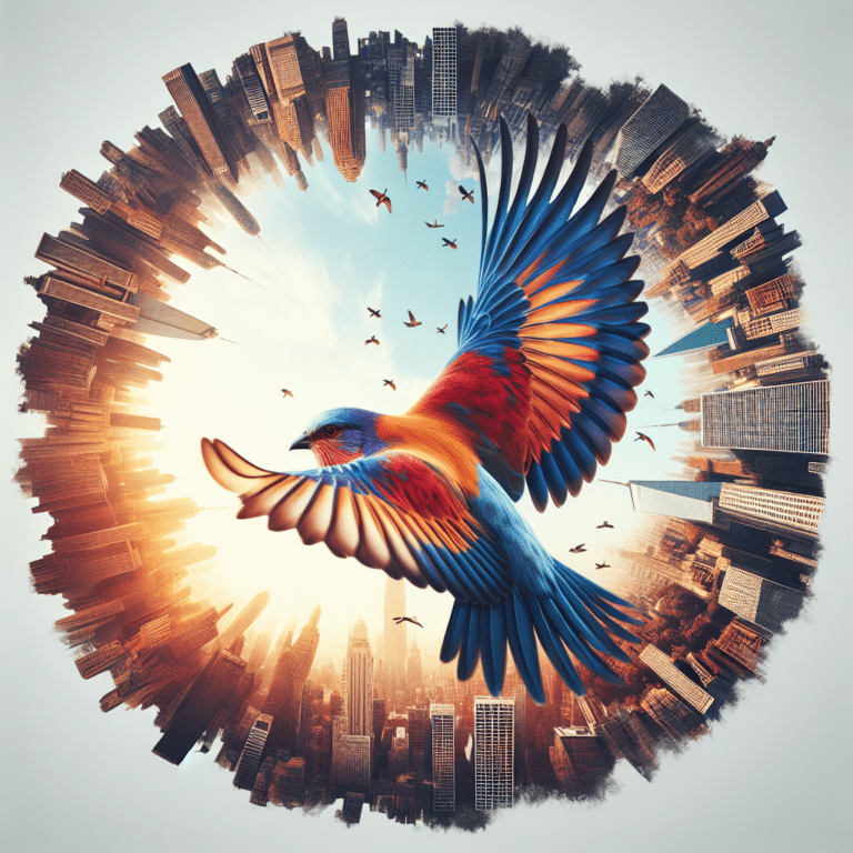 Composing Bird Photos with Urban Backgrounds