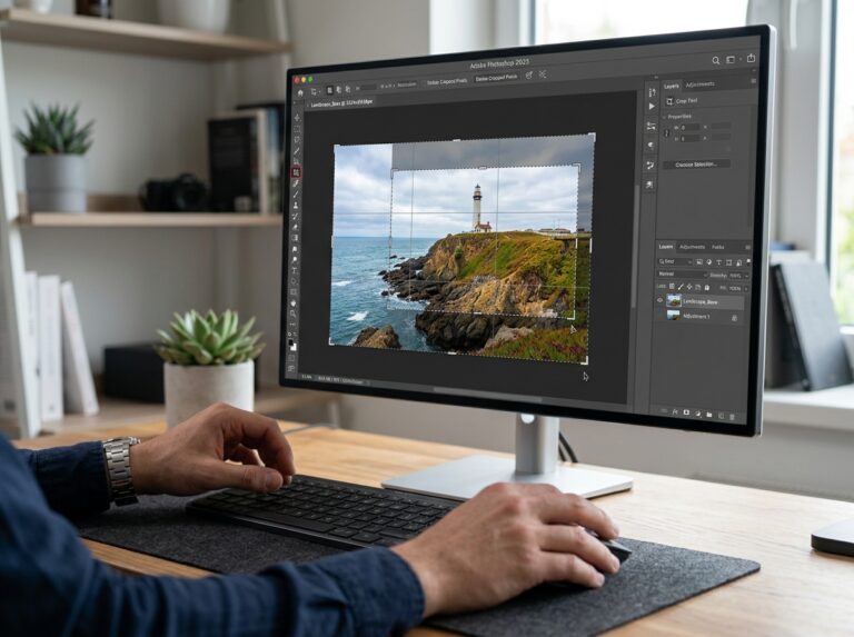 Photoshop crop techniques expert