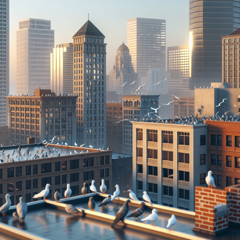 Birdwatching Rooftops in Downtown