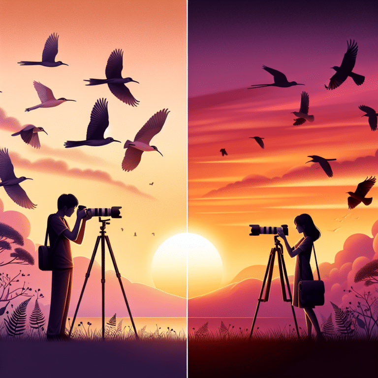 Sunrise or Sunset: Choosing the Perfect Lighting for Bird Photography